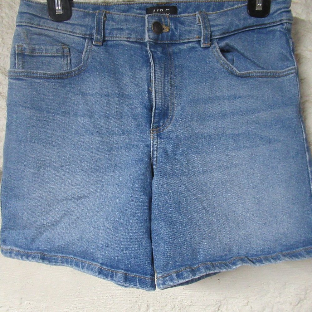 M&S Denim Jean Shorts Size 6